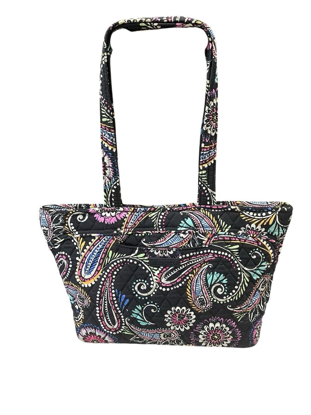 Vera Bradley Bandana Swirl Glenna Shoulder Bag Purse Tote 9” H x 16” W x 5” D